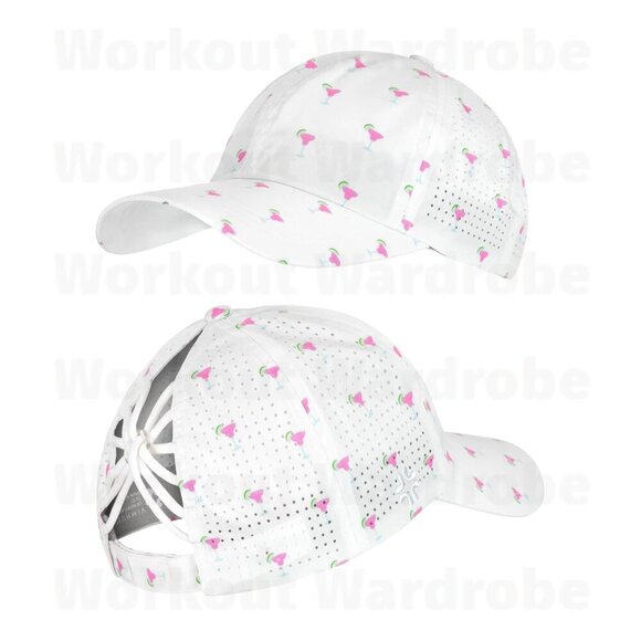 VimHue Women's Tennis Cap Margarita Print Only (Blue) UPF 50+ - Picture 1 of 2